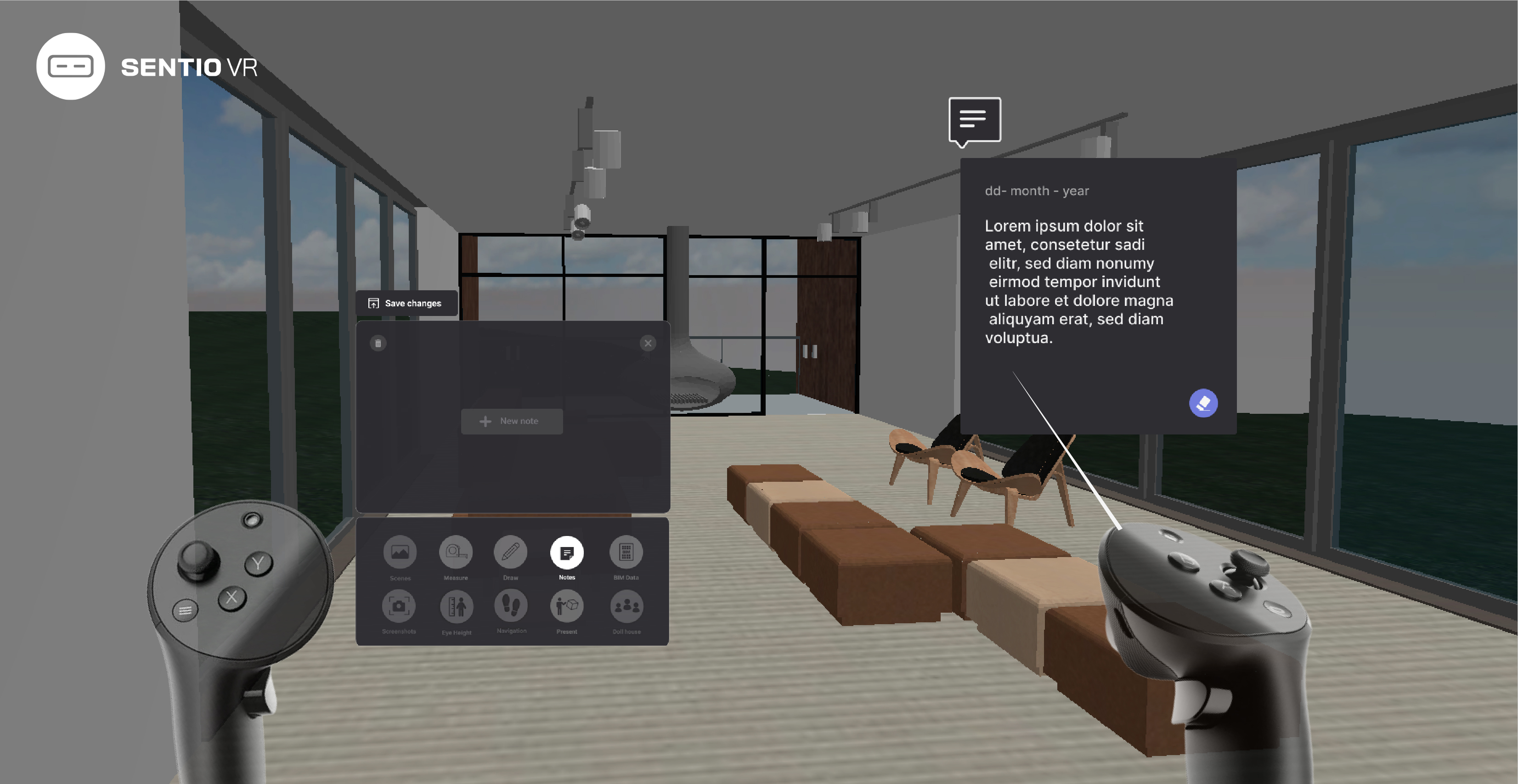 screenshot of SENTIO VR